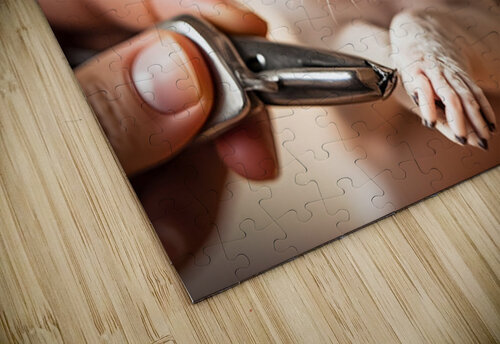 Happy Chihuahua Puppy After Successful Nail Trimming Puppy Prints puzzle