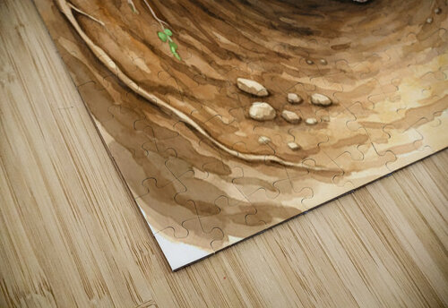 Poodle Puppy Finds Amazing Underground Chamber Puppy Prints puzzle