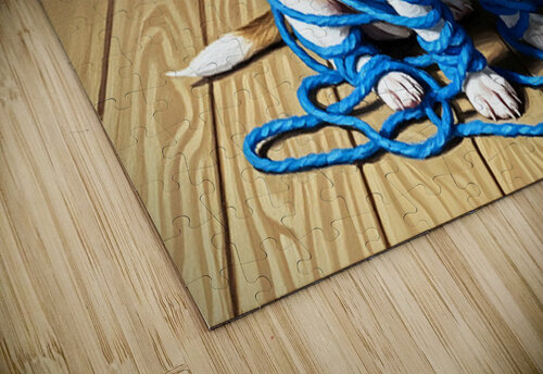 Guilty Chihuahua Puppy With Destroyed Yarn Puppy Prints puzzle