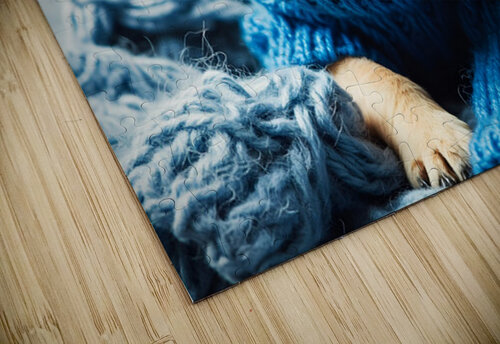 Pug Puppys Sleeve Adventure Begins Puppy Prints puzzle