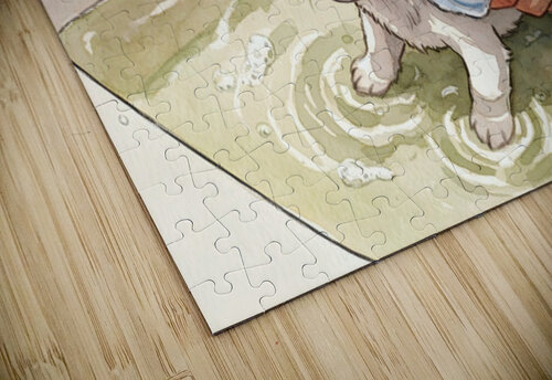 Clean And Happy Chihuahua Puppy After Bath Puppy Prints puzzle