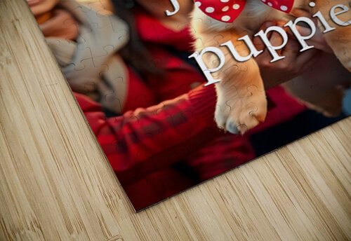 Spread Smiles Like This Joyful Puppy Puppy Prints puzzle