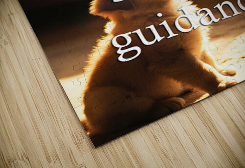 Ask for Help Like Puppies Do Puppy Prints puzzle