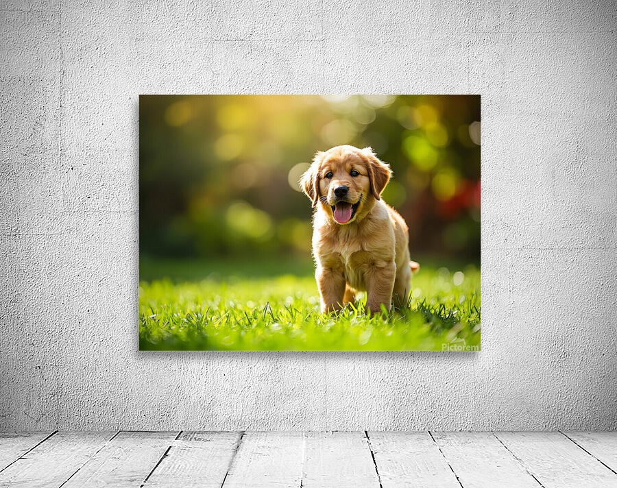 Proud Puppy Successfully Stands After Sploot Adventure Wall Preview