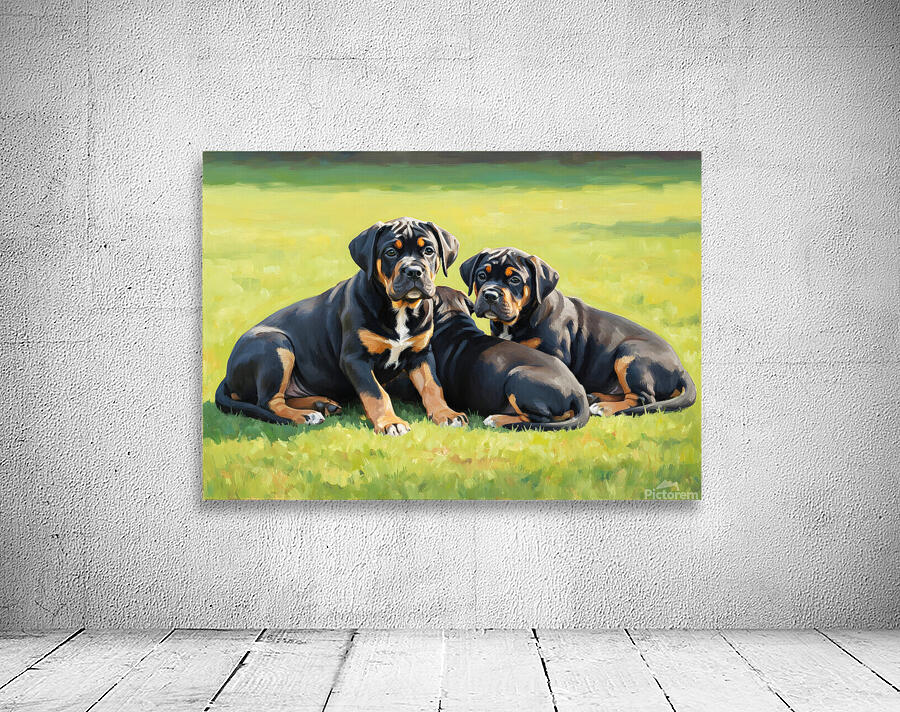 Content Cane Corso Puppy Rests After Big Adventure Wall Preview