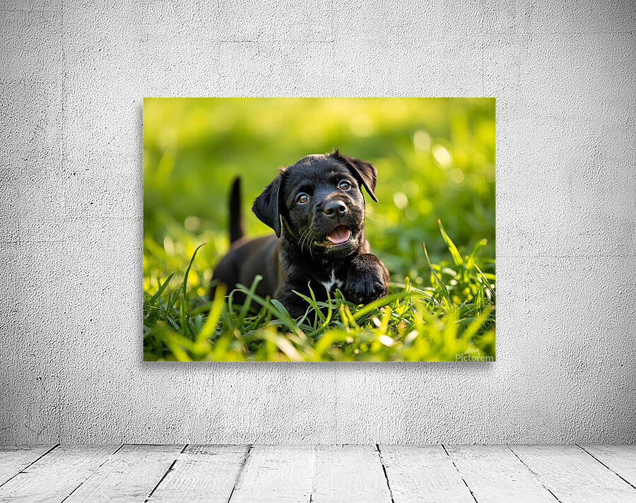 Little Cane Corso Puppy Ready To Learn New Trick Wall Preview