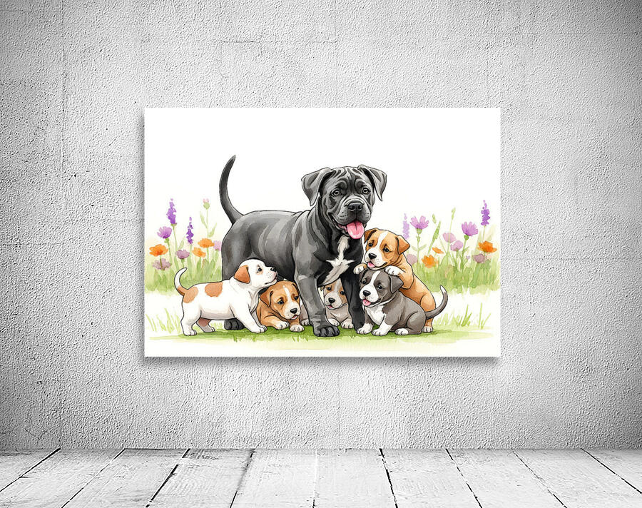 Cane Corso Puppy In Happy Tumble Wall Preview