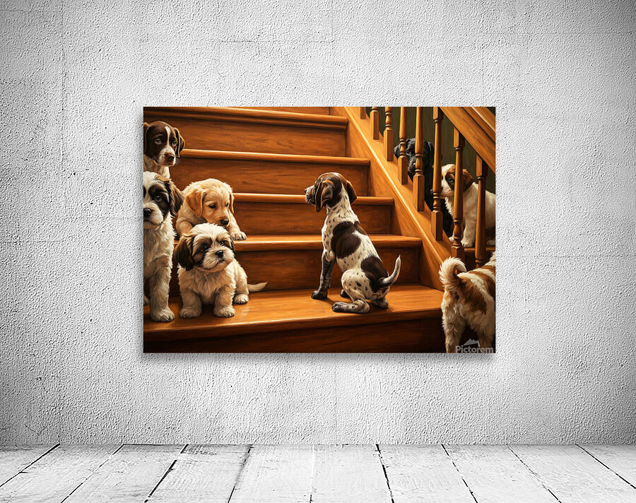 German Shorthaired Pointer Puppy Eyes The Big Challenge Wall Preview