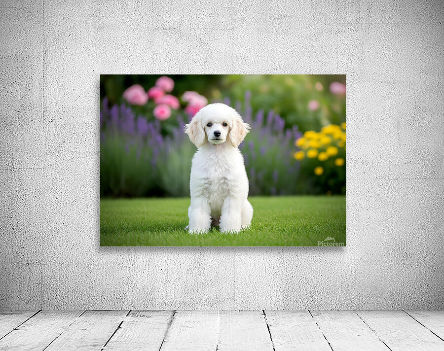 Proud Poodle Puppy Masters Stay Command Wall Preview