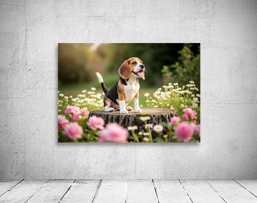 Proud Beagle King Rules His Domain Wall Preview