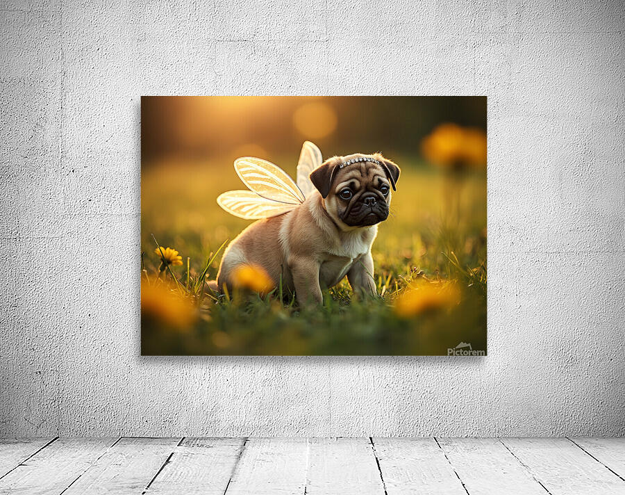 Pug Puppy Discovers Real Magic In Play Wall Preview