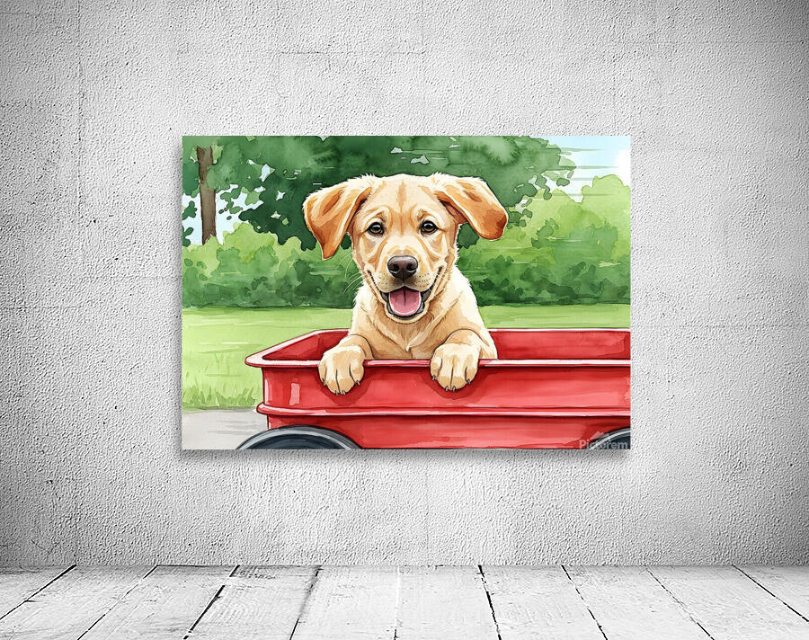 Puppys First Wagon Ride Adventure Wall Preview