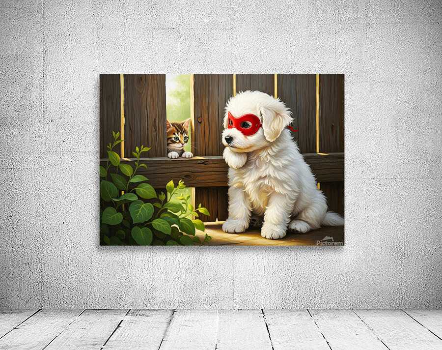 Heroic Bichon Frise Celebrates Successful Rescue Wall Preview