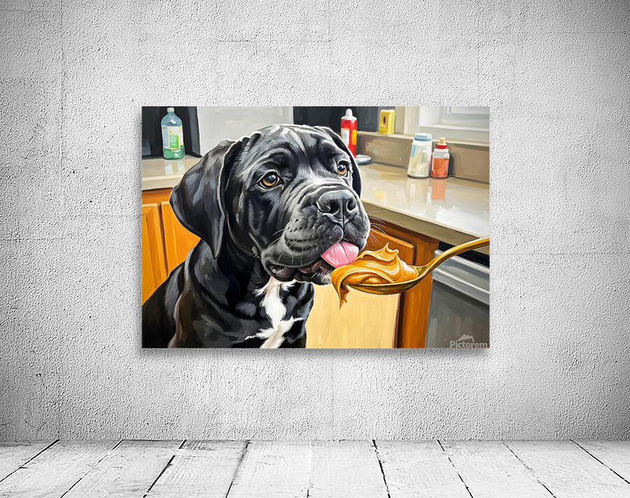 Curious Cane Corso Puppy Discovers New Treat Wall Preview