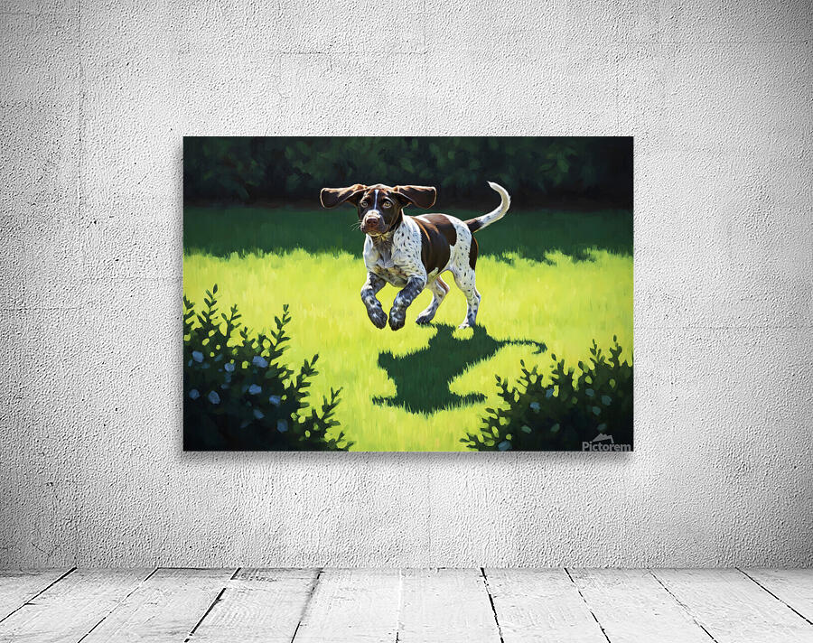 Tired Puppy Rests After Shadow Adventure Wall Preview