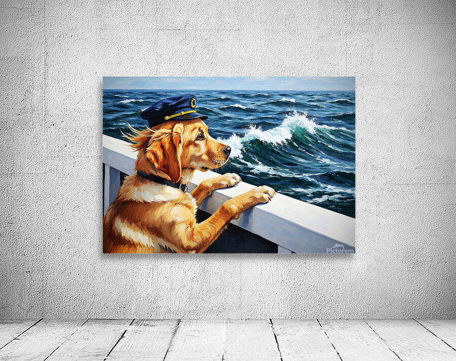 Puppys First Boat Adventure Begins Wall Preview
