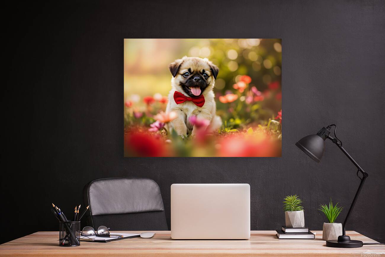 Pug Puppy Gets Ready For Special Day Reproduction