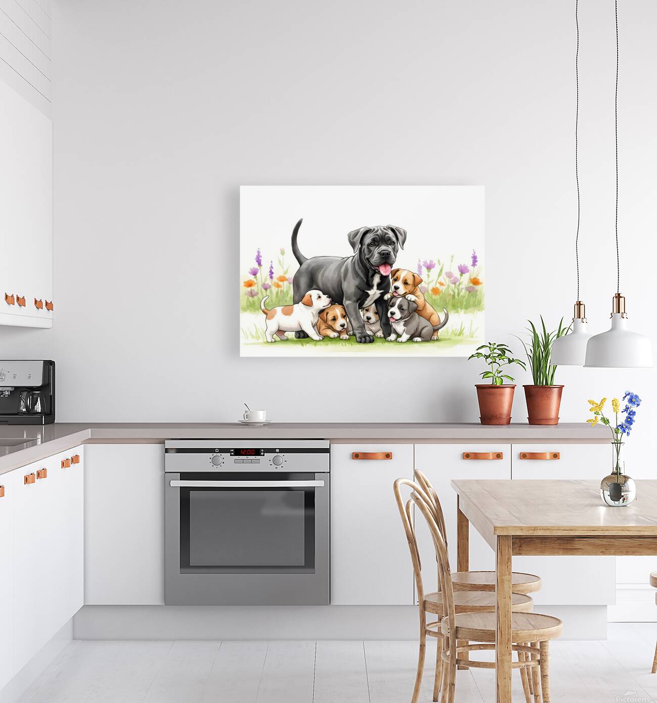 Cane Corso Puppy In Happy Tumble Reproduction