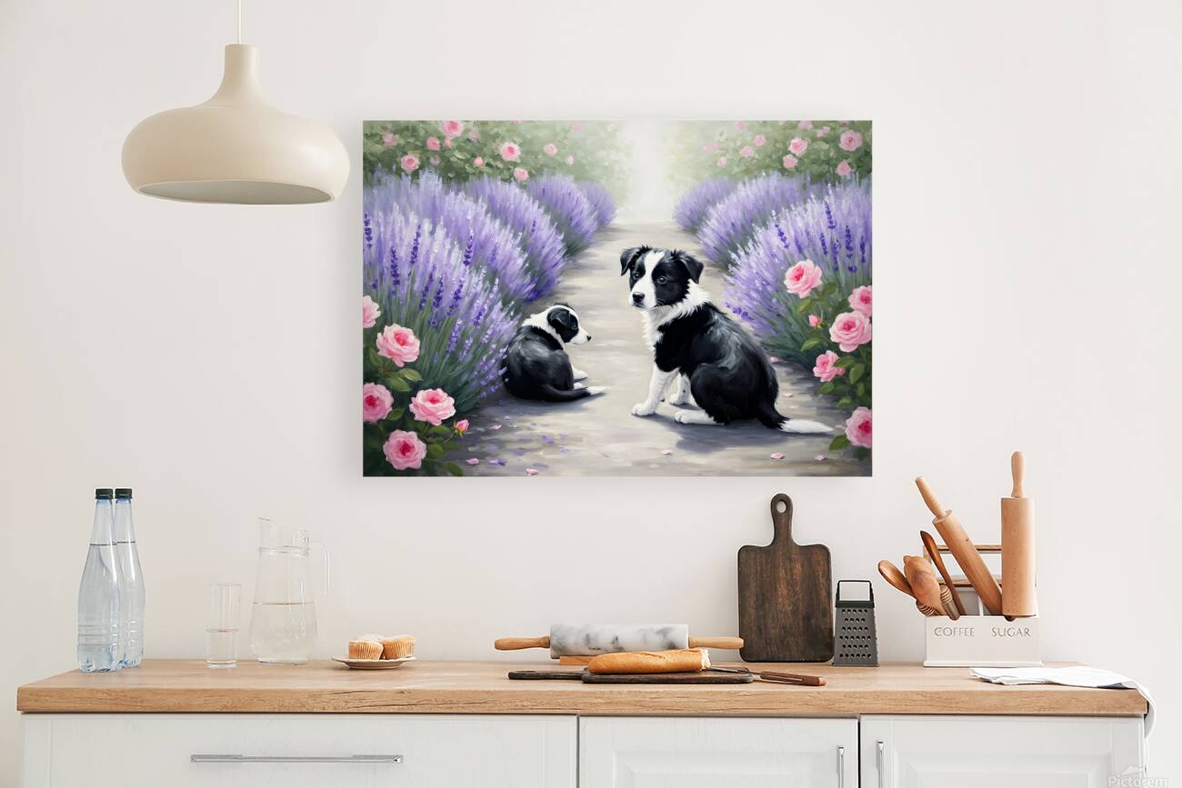 Border Collie Puppy Rests After Adventure With Siblings Reproduction