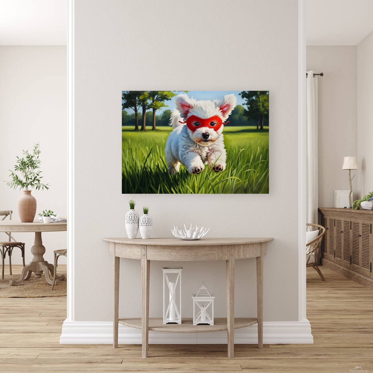 Bichon Frise Puppy Discovers His Super Powers Reproduction