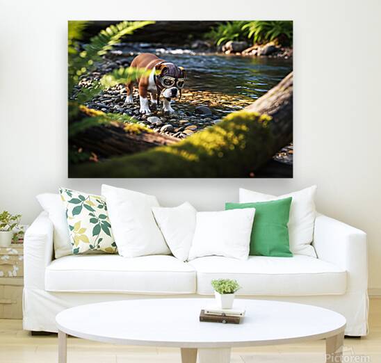 Bulldog Puppy Resting After Big Adventure Reproduction