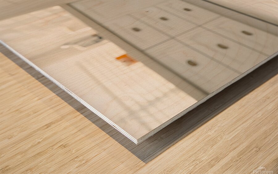 Poodle Puppys Dinner Time Excitement Wood print