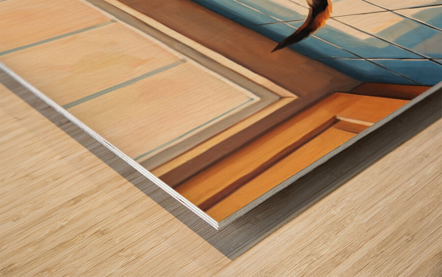 Dachshund Puppy Waiting For Special Treat Wood print