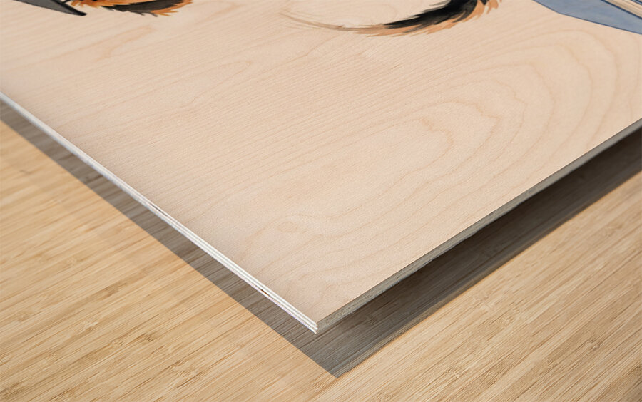 Yorkshire Terrier Puppys First Day Of School Wood print