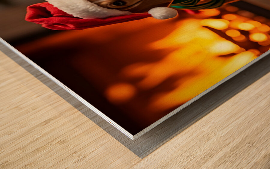 Beagle Puppy Rests After Holiday Adventures Wood print