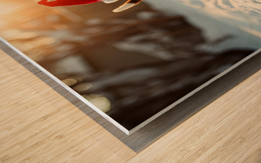 Beagle Puppy Gets Ready For Holiday Fun Wood print