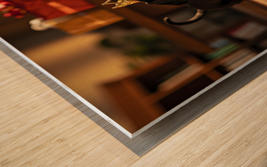 Dachshund Puppy Gets Ready For Birthday Celebration Wood print