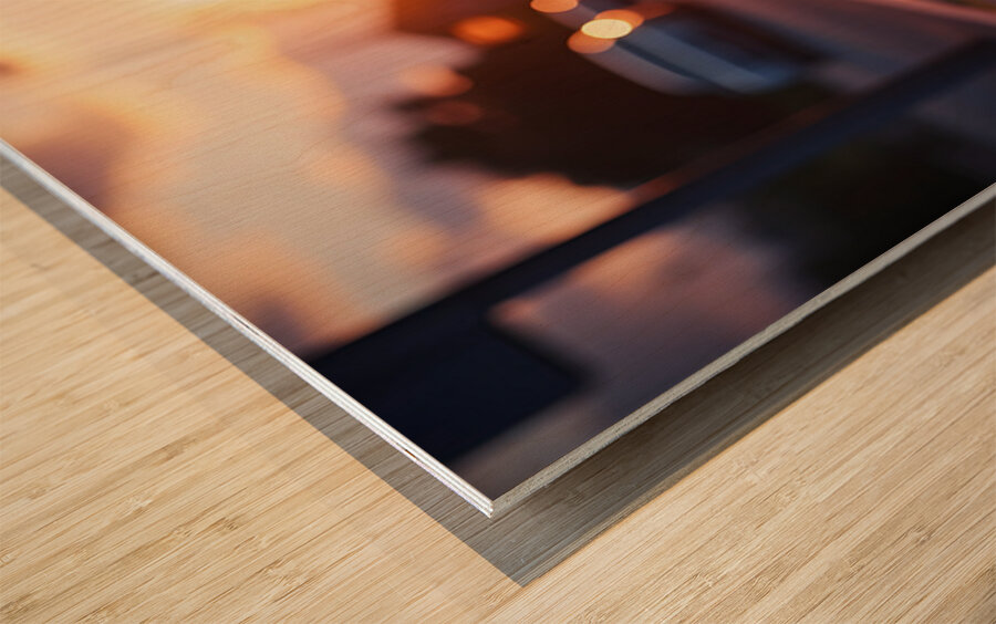 Bichon Frise Puppy Gets Ready For Night Out Wood print