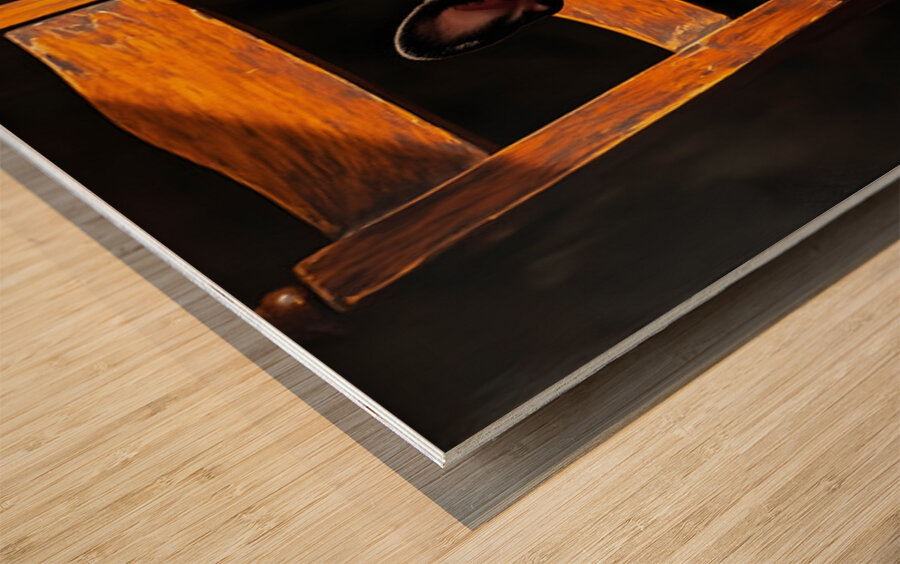 Puppy Proudly Holds Game Piece In Mouth Wood print