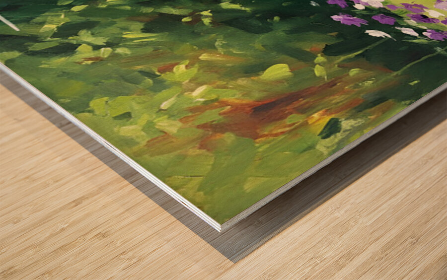 Dachshund Puppy Discovers Flying Toy Wood print