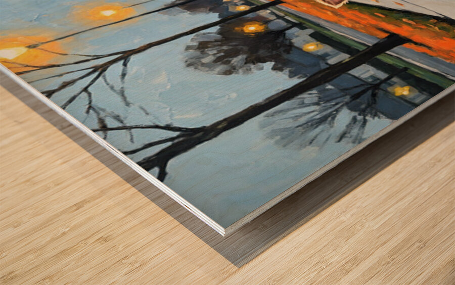 Chihuahua Puppy Ready For Evening Adventure Wood print