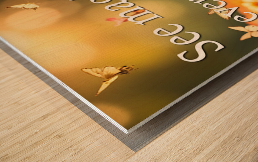 See Magic Like This Amazed Puppy Wood print